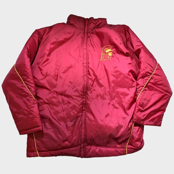 Vintage USC Trojans Starter Puffer Jacket Mens XL Winter Streetwear Gorpcore - Picture 1 of 8